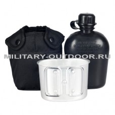 Anbison Tactical Flask 1000ml Black